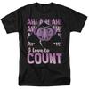 SESAME STREET THE COUNT AH AH AH Licensed Men039;s Graphic Tee Shirt SM-6XL Unisex T-Shirt