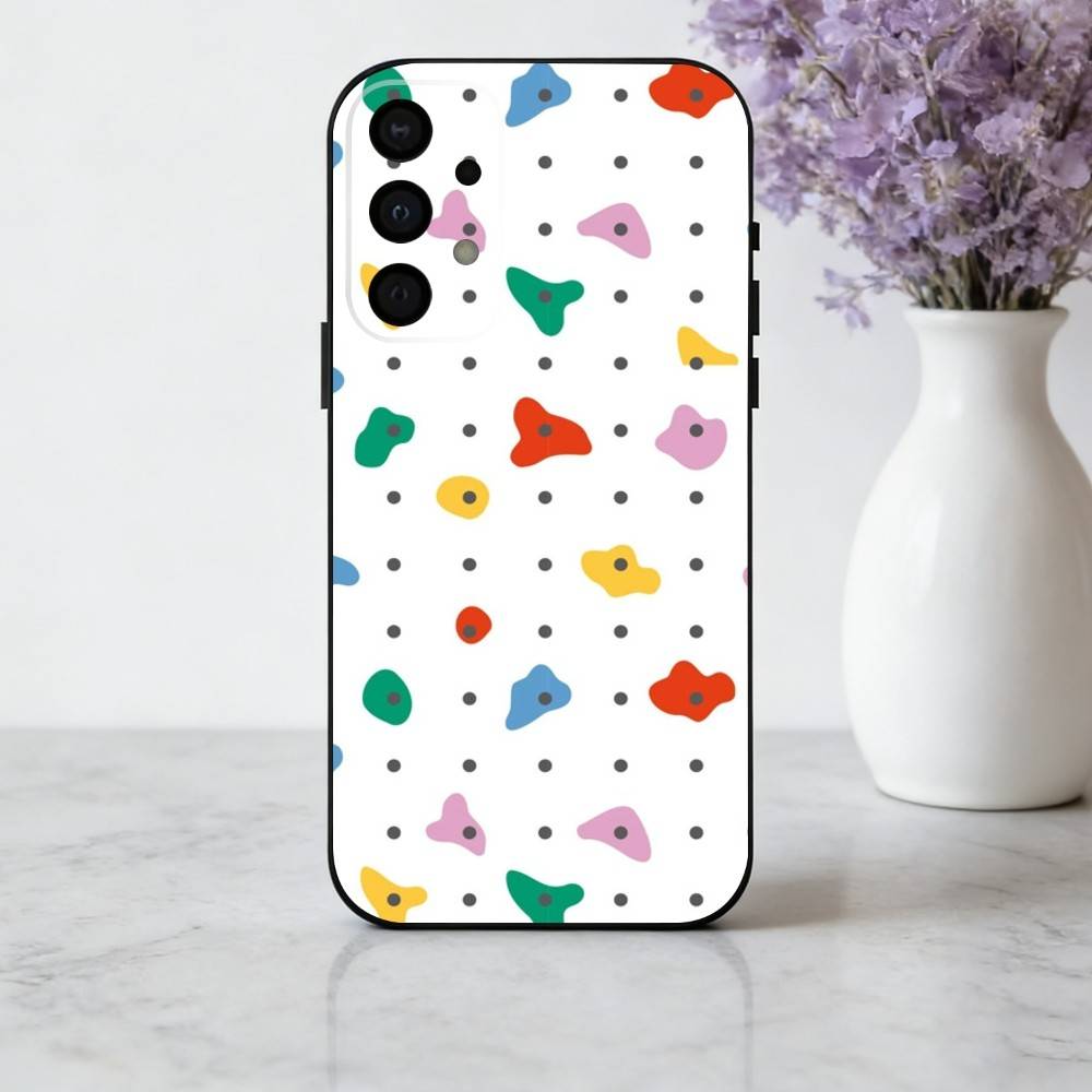 R-Rock C-Kletterwand Kunst Handyhülle Für Samsung Galaxy A73,A72,A71,A70,A53,A52,A51,Andere Weiche Schwarze Hülle