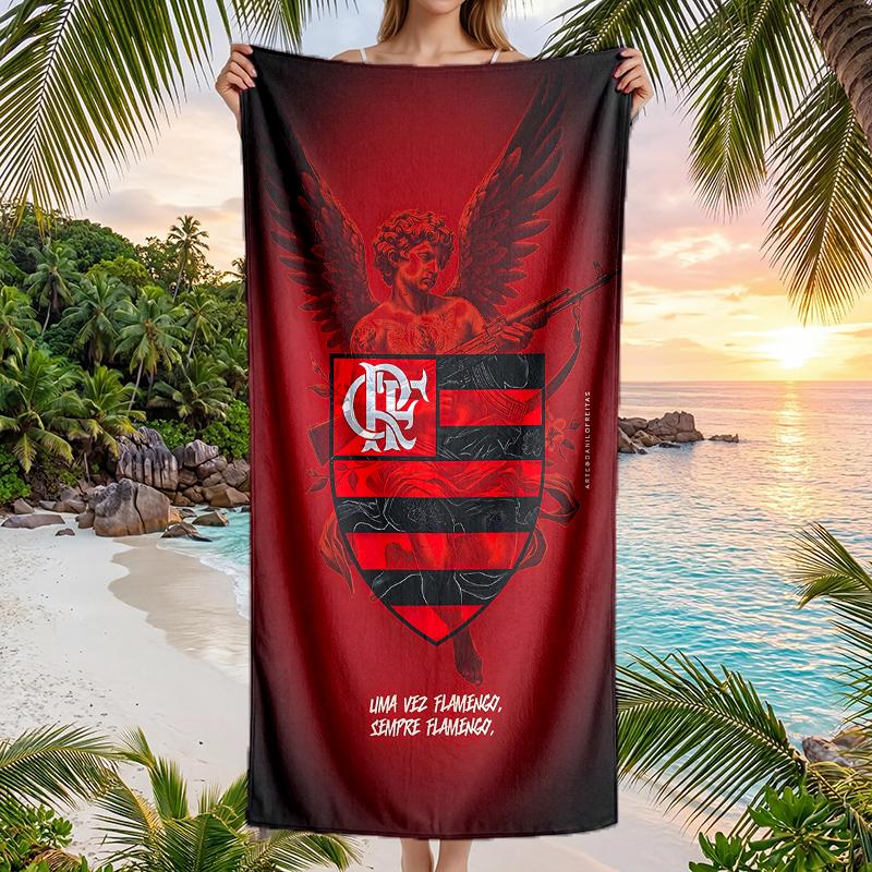 Flamengo Fashion Beach Towel: Ideal for Summer Adventures Soft, absorbent and quick drying suitable for swimming and bathing