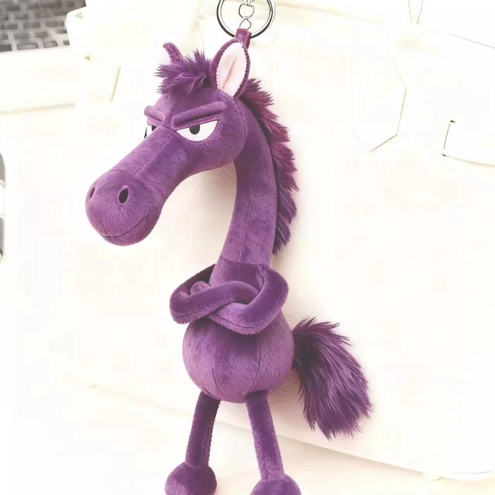 

Mascot Dolls Simulation Horse Doll Cute Zodiac Pony Figurine Birthday Gift Style G