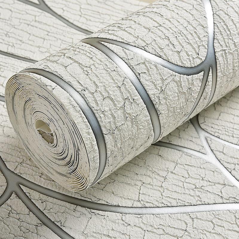 3D Embossed Non-Woven Wallpaper Soft Suede Texture Wall Covering TV Unit, Couch Backdrop & Bedroom (Unpasted, DIY Friendly)