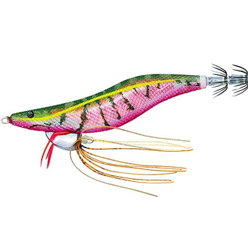 YO-ZURI Egi Shrimp Q 3.0 No. 6: Deep green squid fishing, bluefin squid, egging