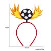Cartoon Football Cheering Hairband Headband Headwear Hair Accessories Fan Support Prop Party Decoration