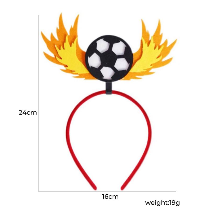 Cartoon Football Cheering Hairband Headband Headwear Hair Accessories Fan Support Prop Party Decoration