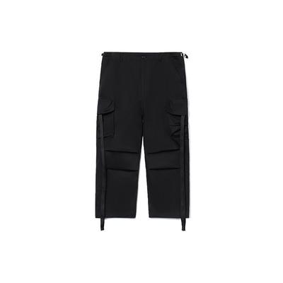 CF Wu Xing Series Reflective Loose Casual Pants with 3D Pockets Unisex Bottoms Black AKXR601-2