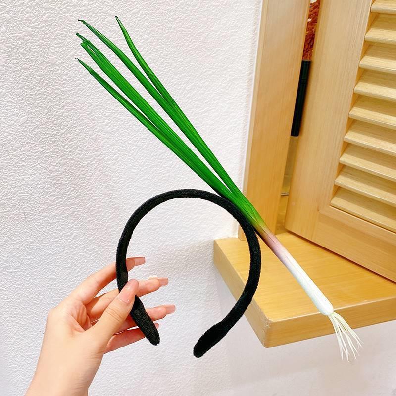 Funny Radish & Cabbage Vegetable Hair Clip Headband