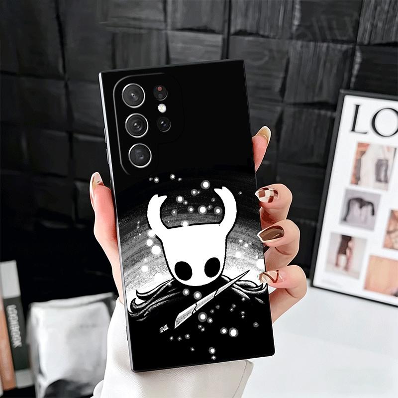 

H-Hollow K-Knight Game Soft Phone Case for Samsung Galaxy S26 S25 Edge S24 Ultra S23 Plus S22 S21 FE S20 Black Cover Back Shell Samsung S21 Ultra