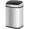 Stainless Steel Kitchen Sensor Dustbin Automatic Touchless Rubbish Garbage Waste Bin 48L Silver
