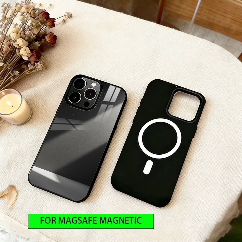 Light and Shadow Phone Case For iPhone17,16,15,14,13,12,11 Plus,Pro Magnetic with Magsafe Wireless Charging