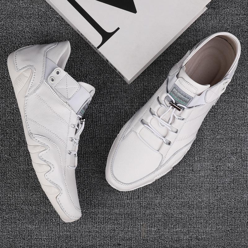 2025 Summer Men's New Fashion Driving Octopus Leather Soft Sole Versatile Breathable Men's Casual Leather Shoes