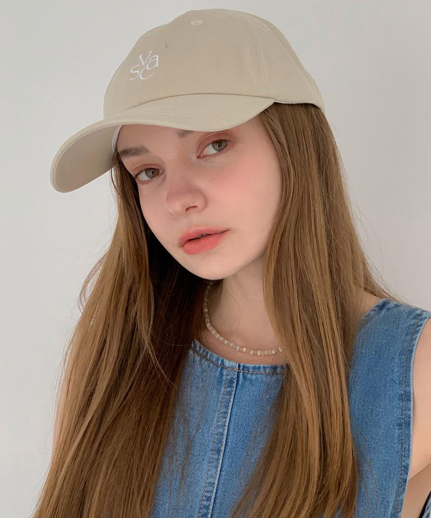 Baseukala Vasc Logo Stitch Embroidered Ball Cap Beige