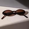 Sexy Small Oval Women'S Sunglasses  New Fashion Leopard Brown Hot Sun Glasses Female Retro Colorful Shade Eyeglass