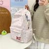 Schoolbag Korean Version Ins College Style Printing Backpack Female Versatile Sweet Backpack Large Capacity Campus Student Lightweight Schoolbag
