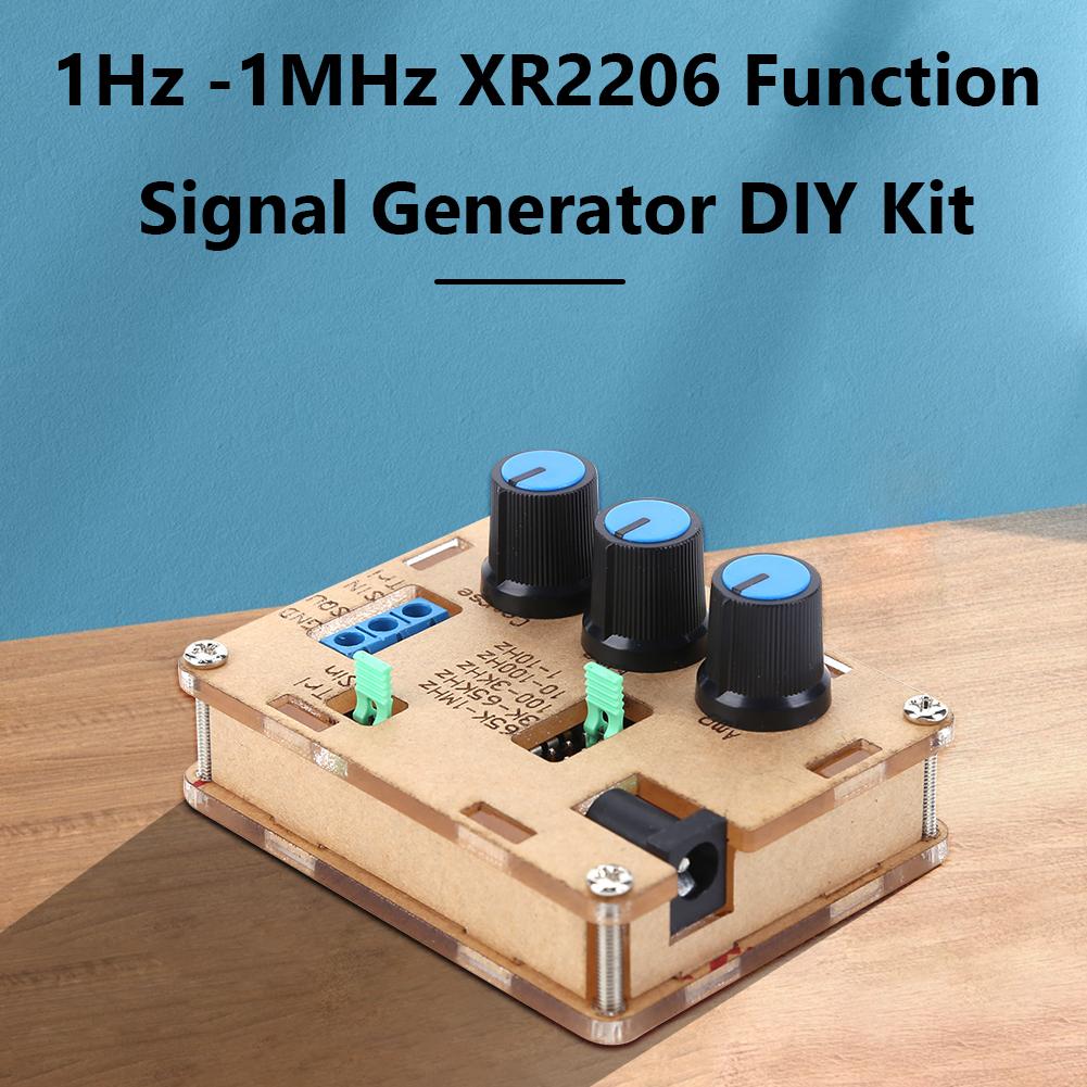 XR2206 High-precision Signal Generator Parts 2206CP 1Hz-1MHz Adjustable Function Generator Set Sine/Triangle/Square Output