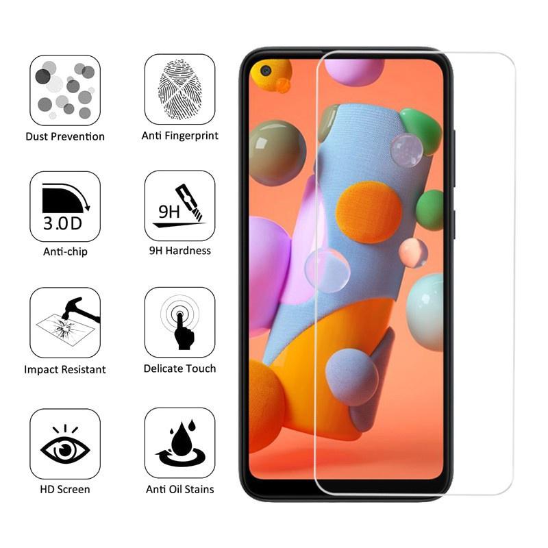 Xiaomi Redmi 9 9A 9C 9T 8 8A 7 7A 6 6A Note 10 10s 9S 9 6 7 8 8T Pro Max Poco M3 X3 NFC 9H Transparenter Gehärteter Glas Displayschutz
