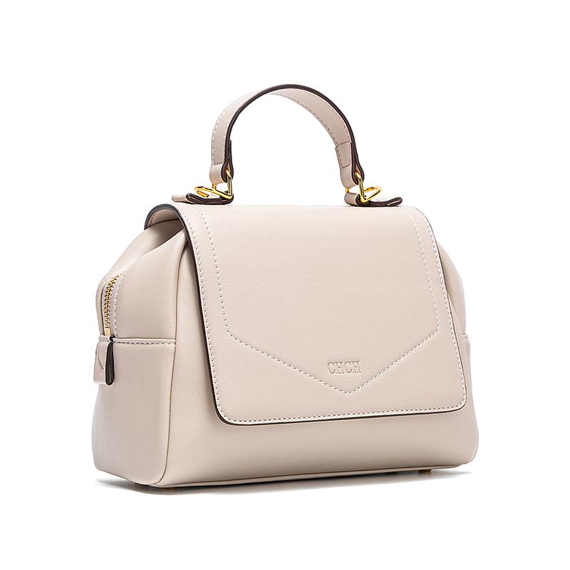 CHCH Women s Shoulder Bag Summer New Pink Crossbody Bag Magnetic Flip Cover Commuter Women s Bag бежевый