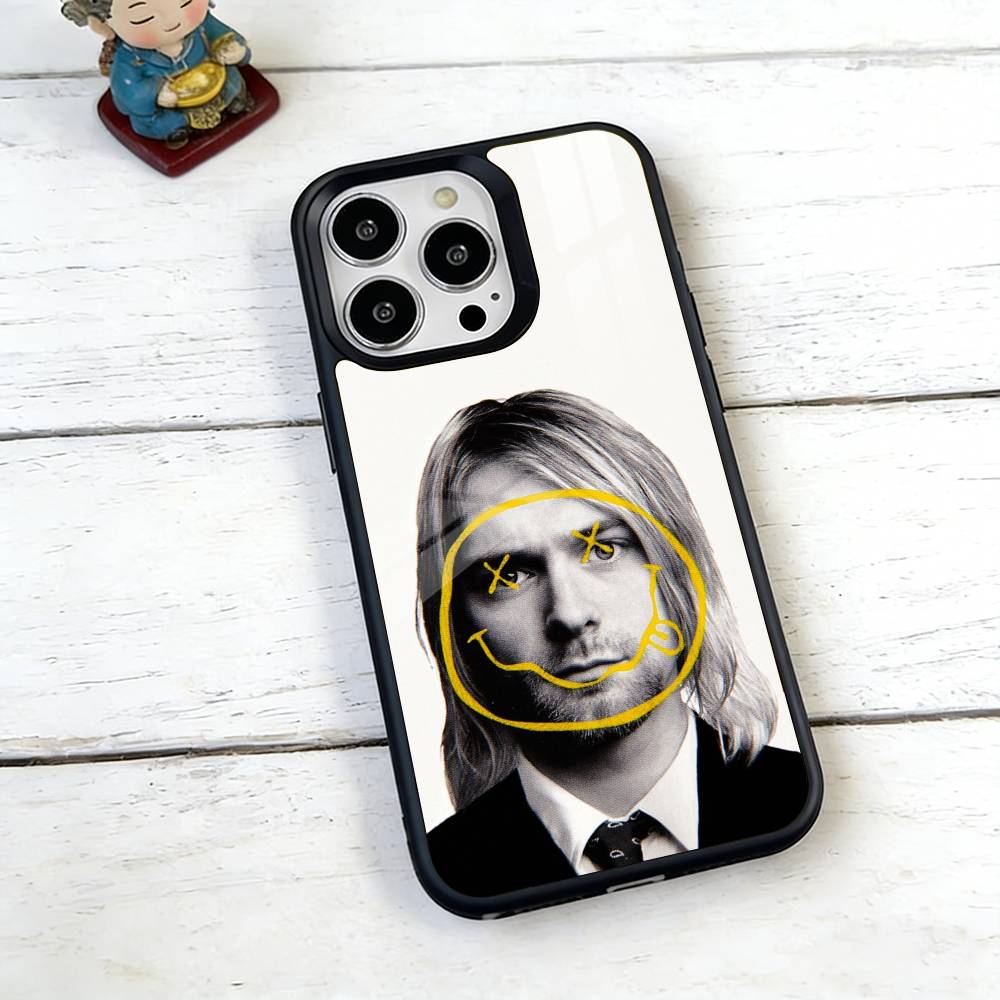 Nirvana Rock Band Phone Case For iPhone17,16,15,14,13,12,11 Plus,Pro Magnetic For Magsafe Wireless Charging