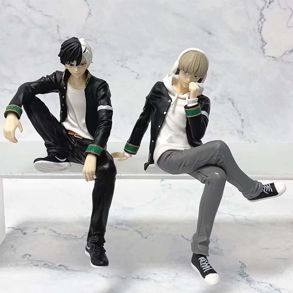Anime WIND BREAKER Sakura Haruka Figura Kaji Ren Figura Tappo per Noodle Modello Seduto Giocattolo Bambola Regalo Figura d'Azione