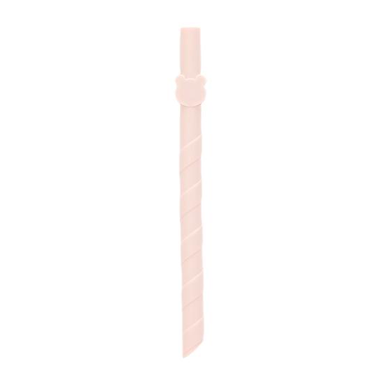 1 Set Silicone Straw Heat-resistant Reusable Cartoon Straws Eco-friendly Food-grade Drinking Water Straw for Kids