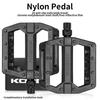 Bicycle Pedals Ultralight Non-slip Nylon Waterproof Footrest Road BMX MTB Road Flat Platform Bike For 14mm Road Bicycle MTB Part