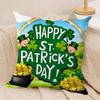 St Patricks Day Cute Cushion Cover Soft Plush Throw Pillow Cover  DoubleSided Printed Cushion Case  Cozy Sofa  Home Decor