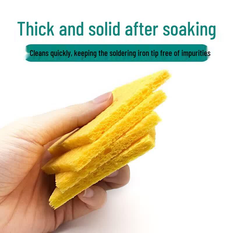 YINCHEM Thickened Soldering Iron Cleaning Sponges, 50-Pack