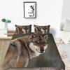 2023 New Style Duvet Cover Set Wolf Pattern Beding Cover Suitsn Polyester Quilt Cover Single Size Bed Set Teens Newly Fashion Bedding Suit