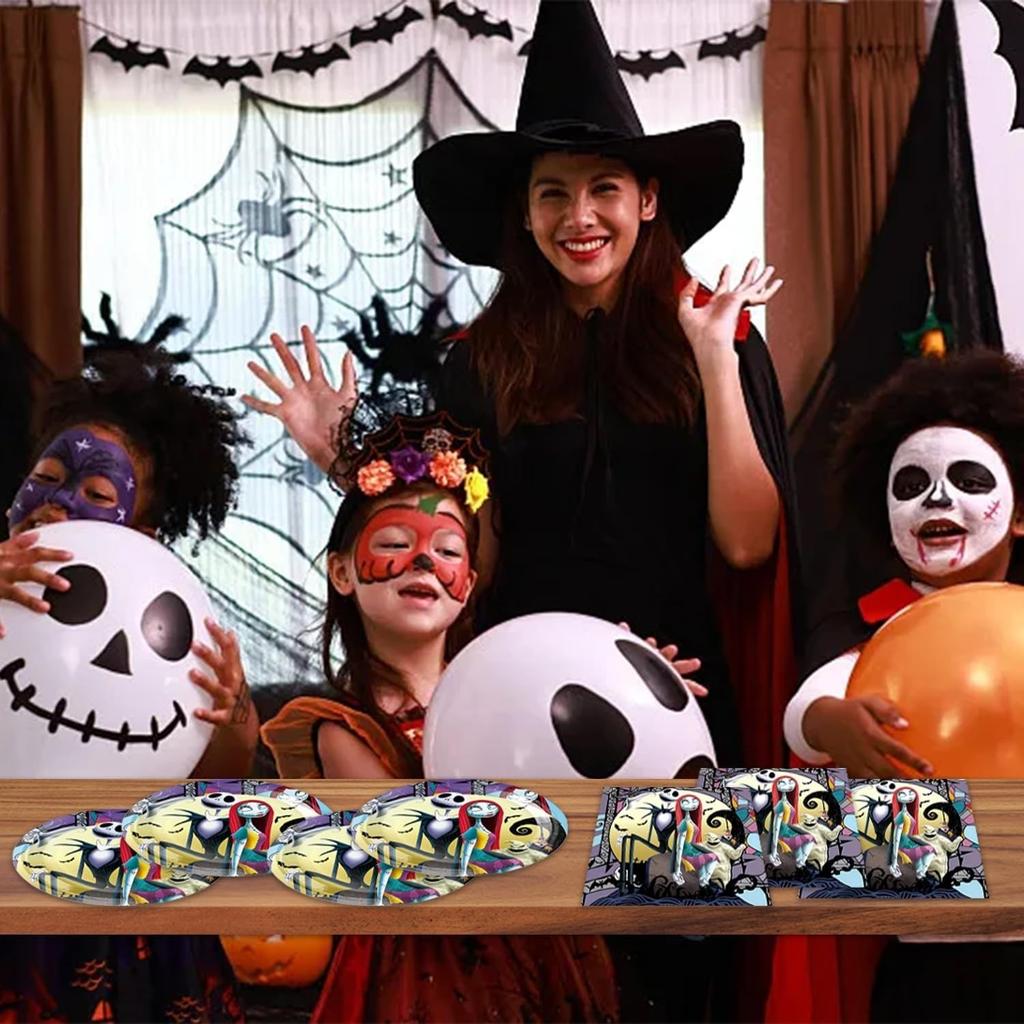 40pcs Birthday Party Supplies Including 20 Plates + 20 Napkins