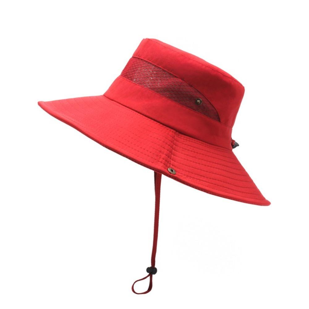 Anti-UV Bucket Hat Adjustable Sunscreen Hat New Visor Cap Women