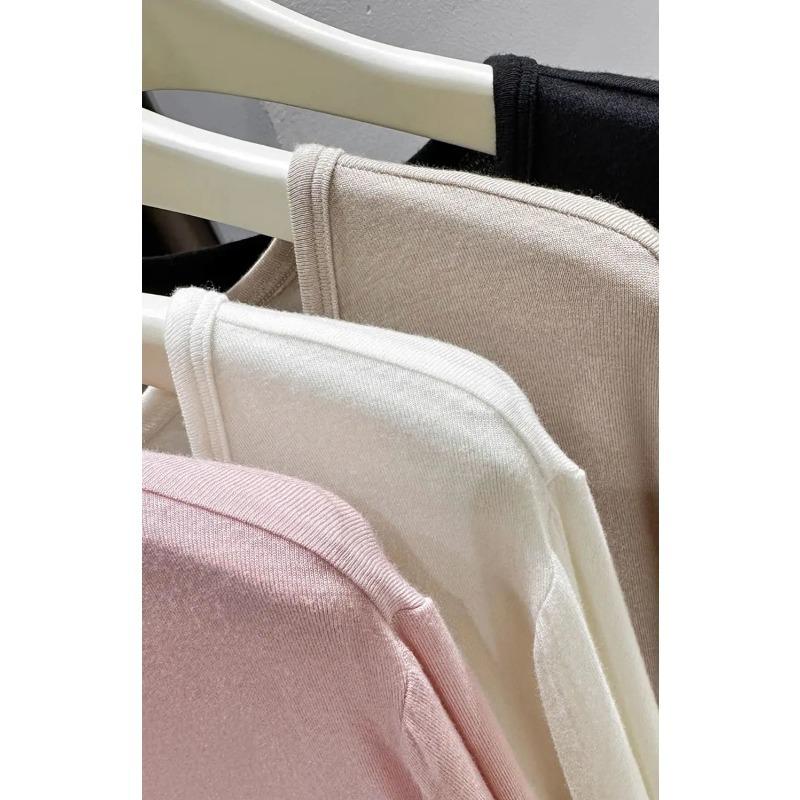 Women's Summer Shawl Sun Protection Clothes Spring Autumn Matching Camisoles V Neck Cardigans Thin Jackets