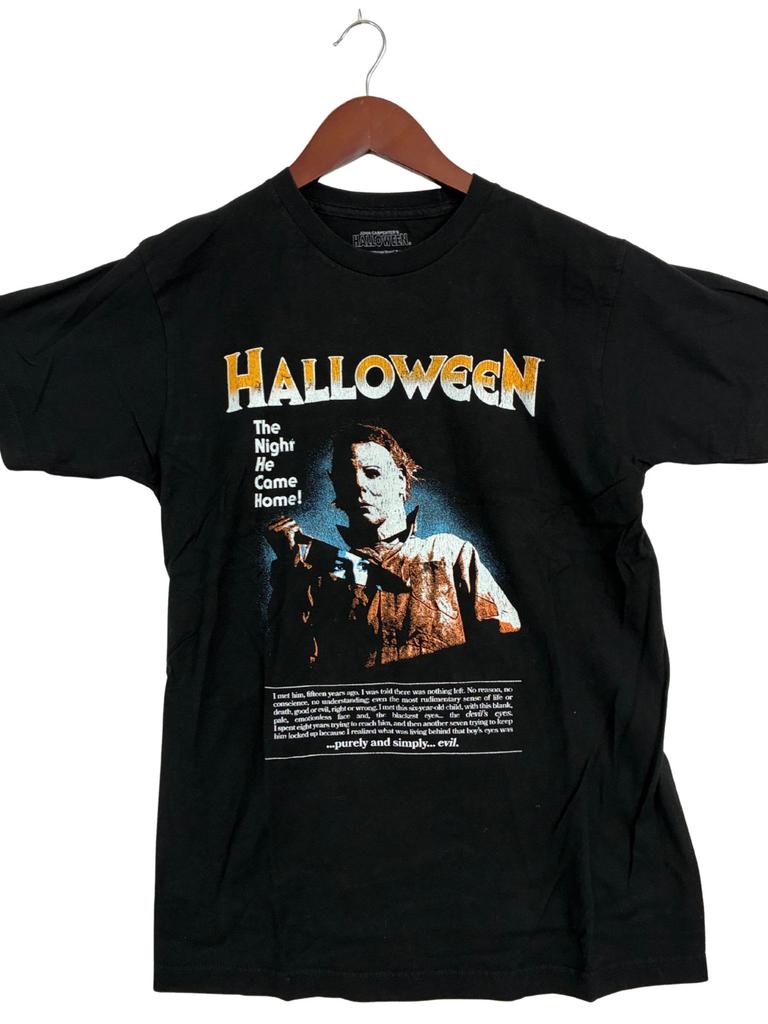 Vintage 2002 Halloween Michael Myers Movie T Shirt Black Medium Horror Y2K Unisex T-Shirt