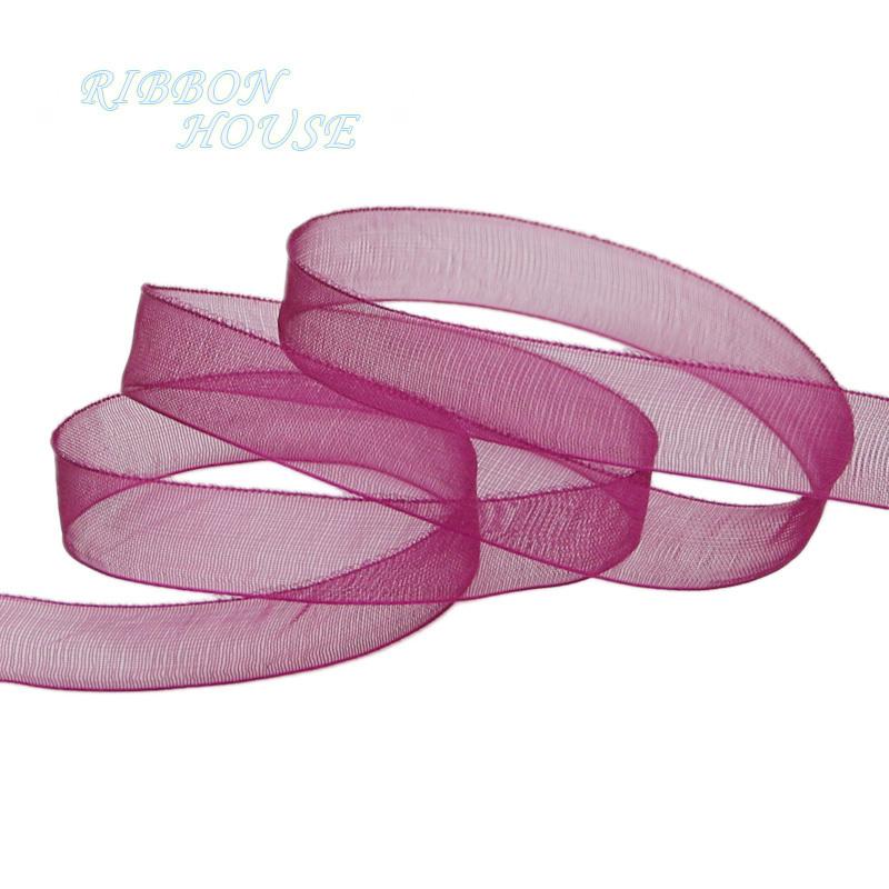 (50 yards/roll) 12mm organza ribbons wholesale gift wrapping decoration Christmas ribbons