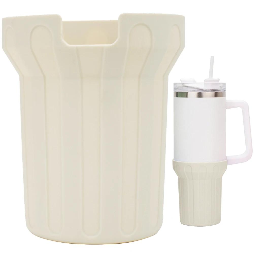 Silicone Cover for Stanley Cup Accessories 30/40oz Tumbler Water Bottle Protective Bottle Boot Sleeve & Straw Cover Cap