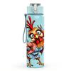 1PC Funny Rooster Bird Art 750ml Color Plastic Sports Water Bottle Leakproof Flip Straw Lid Suitable for Sports Office Home Use