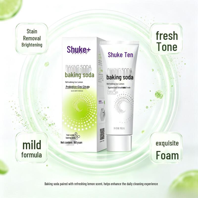 Shuke Refreshing Lemon Baking Soda Toothpaste