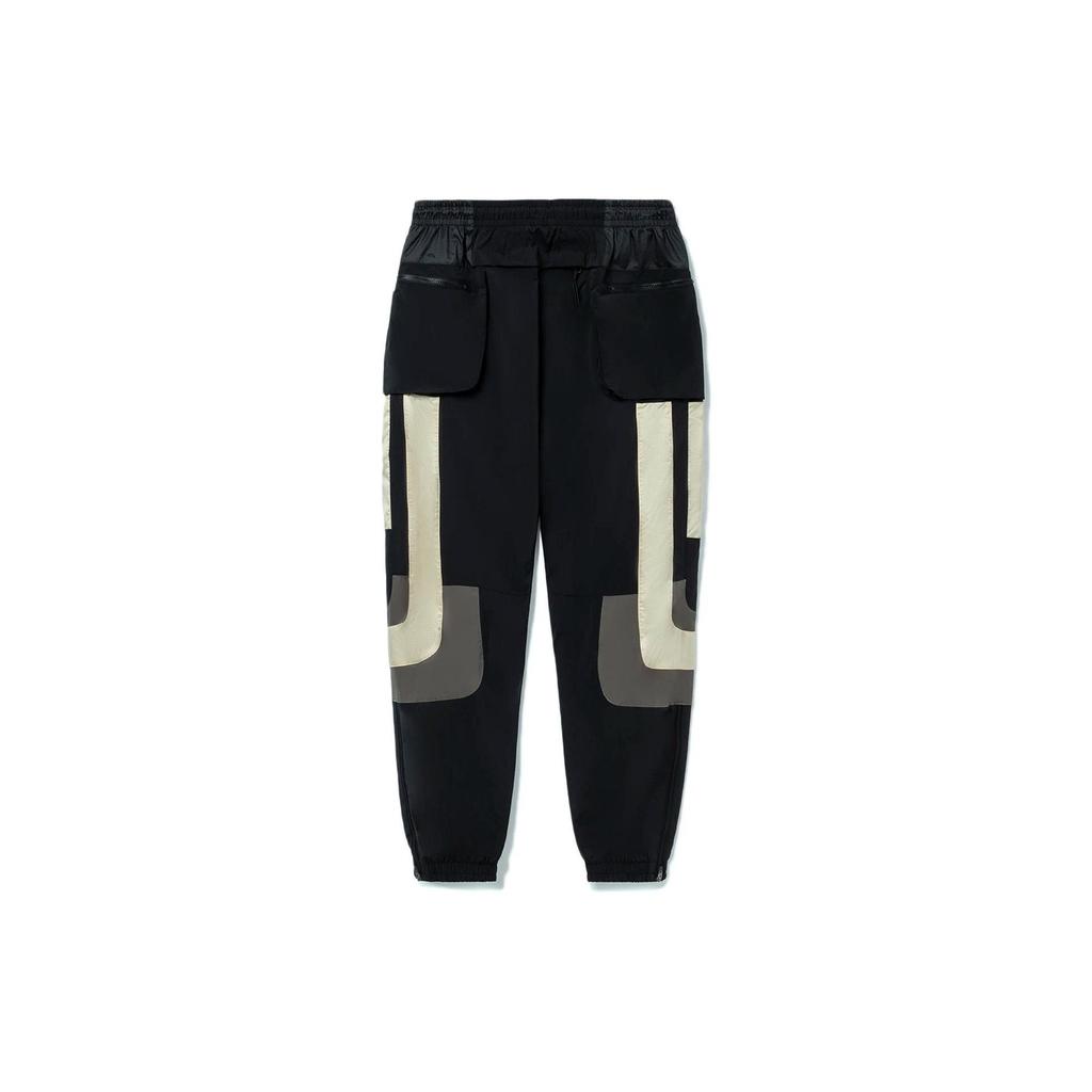 Li Ning Badfive Elastic Cuff Sweatpants Men's Road Gray AYKR545-3