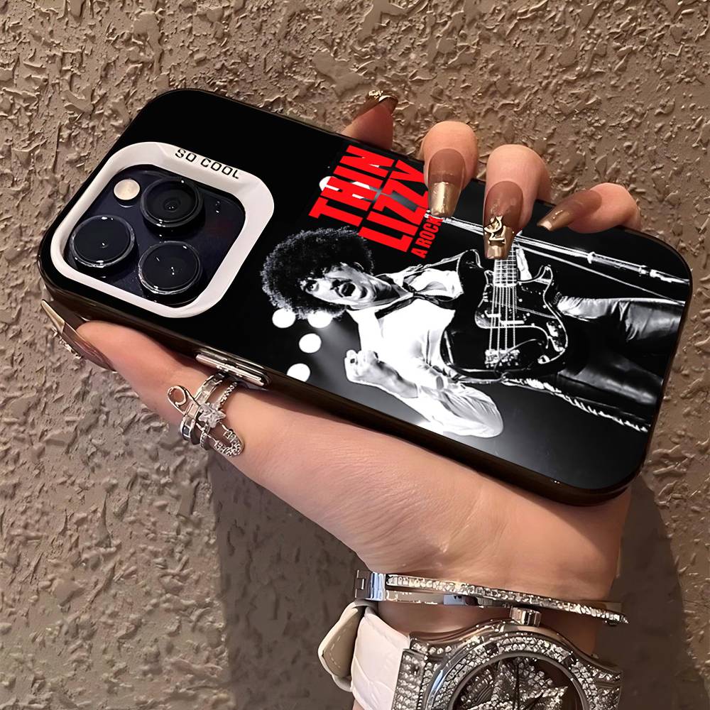 

Rock Band T-Thin LizzyS Phone Case For IPhone 16 15 14 13 12 11 Pro Max 17 Plus Colorful Cover iPhone 15 pro