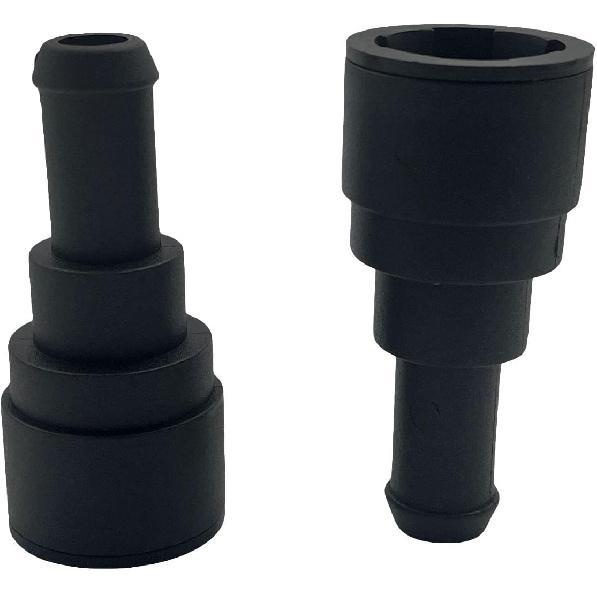 2PCS Heater Core Coolant Hose Connector Inlet/Outlet 3/4In. Tube X 5/8In 800-409 Compatible With Avalanche Suburban Express Silverado Sierra 1500