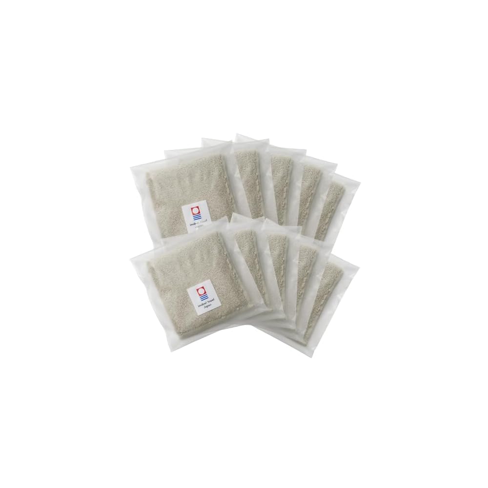 aso Imabari Towel Handkerchiefs, Individually Packaged, Absorbent, Quick-Drying, Made in Japan,