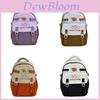 Cartoon Nylon Casual Backpack For College Students With Breathable Design And Spacious Storage