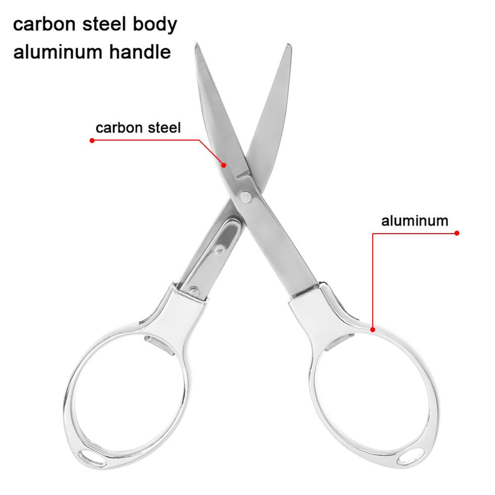 Mini Pesca Accessories Keychain Scissors PE Line Cutter Fly Fishing Cut Tool Fish Tackle Gear