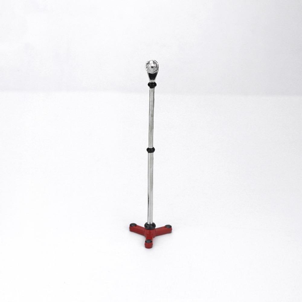 Micro Landscape Mini Microphone Model Zinc Zinc Alloy 1:12 Dollhouse Accessories Microphone Stand  Kids