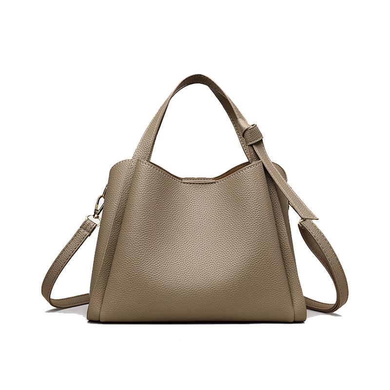 Women PU Leather Bucket Shoulder Bag Female Fashion Handbag Totes Casual Crossbody Bag Commuter Bag Daybag Purse