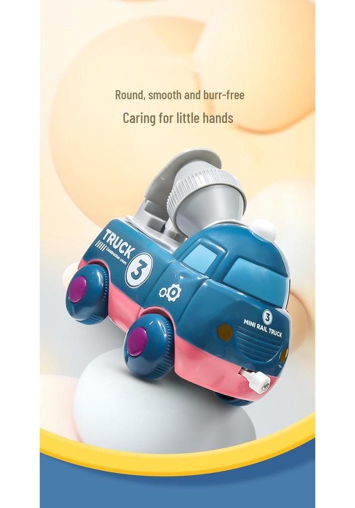 Electric Rail Train DIY Assembly Toy with Music & Lights for Kids