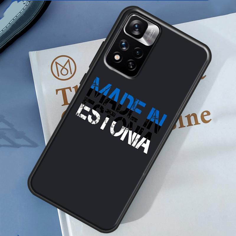 Estland Wappen Emblem Hülle Für Xiaomi Redmi Note 14 13 11 9 10 12 Pro 9S 10S 11S 12S Redmi 10C 12C 13C 14C Abdeckung