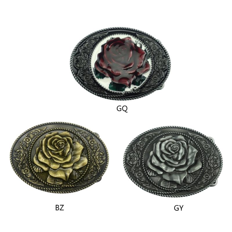 Středověké přezky na opasek s náhradní růží Westernový kovbojský styl