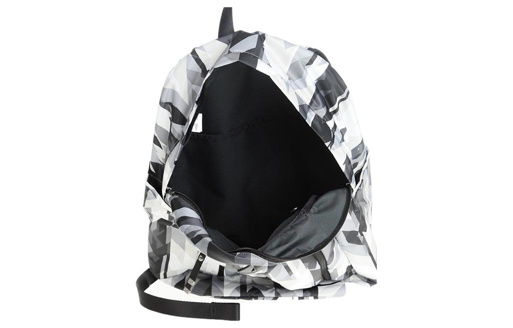 Nike Polyester Nylon Backpack Regular Unisex Black/White BA5242-003