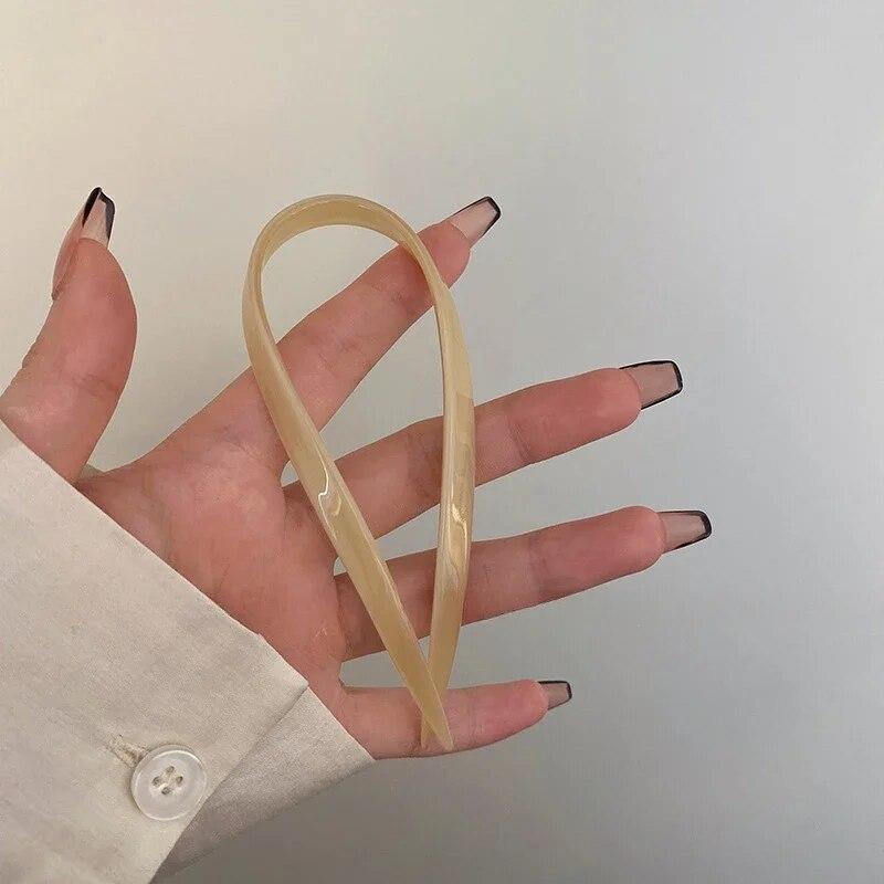 

Ацетатная U-образная заколка для волос, корейская простая леопардовая заколка для волос в стиле ретро, ​​элегантные U-образные заколки для волос, заколки для волос, аксессуары для укладки волос