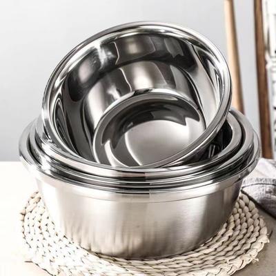 Premium Stainless Steel Basin Steel High Quality Product Big Bowl for Vegetable Kitchenware