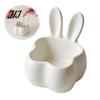 Unique Housewarming Present 3D Printed Rabbit Storage Organizer, Cute Bunny Ears Desktop Container for Room Decor Keys Jewelry, Decorative Plastic